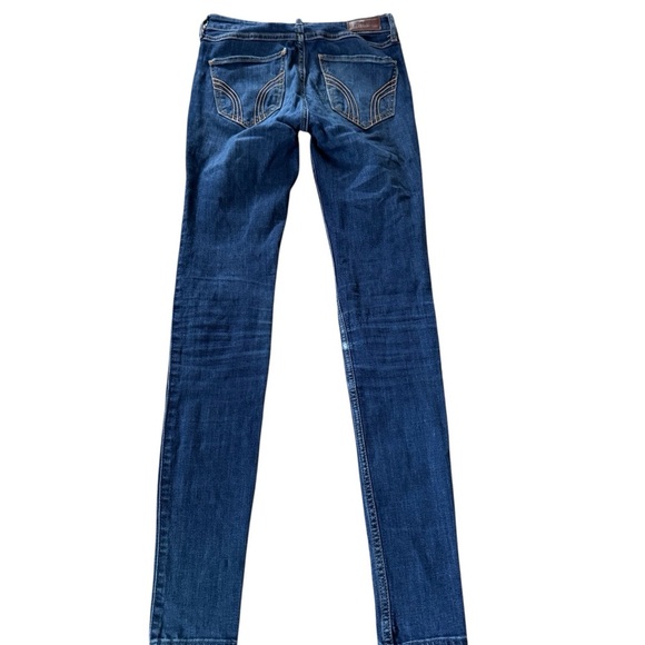 Hollister Mid Rise Super Skinny Classic Stretch Jeans Size 0R - Picture 2 of 4